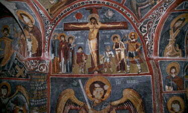 Die dunkle Kirche von Kappadokien, Türkei Rundreise