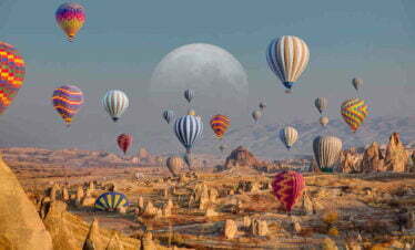 Heißluftballon in Kappadokien, Südtürkei Rundreise