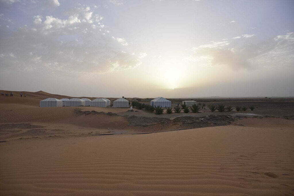 Camp in Sahara