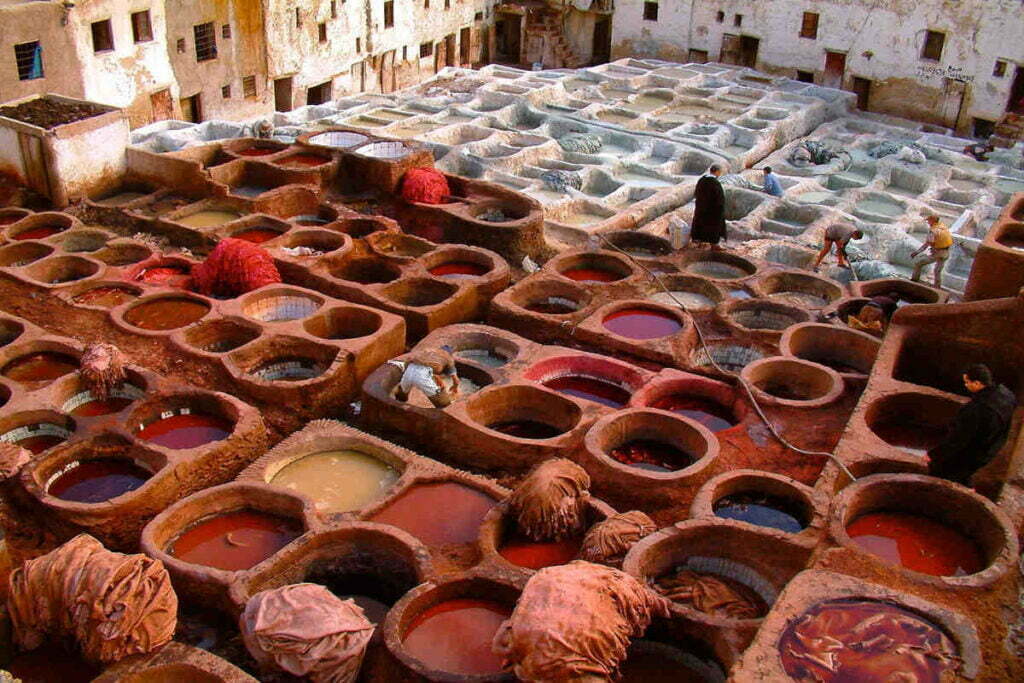 Lederfabrik in Fes, Fes