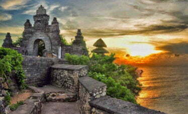 Uluwatu Tempel auf Bali, Bali, Lombok und Sumbawa Reise,