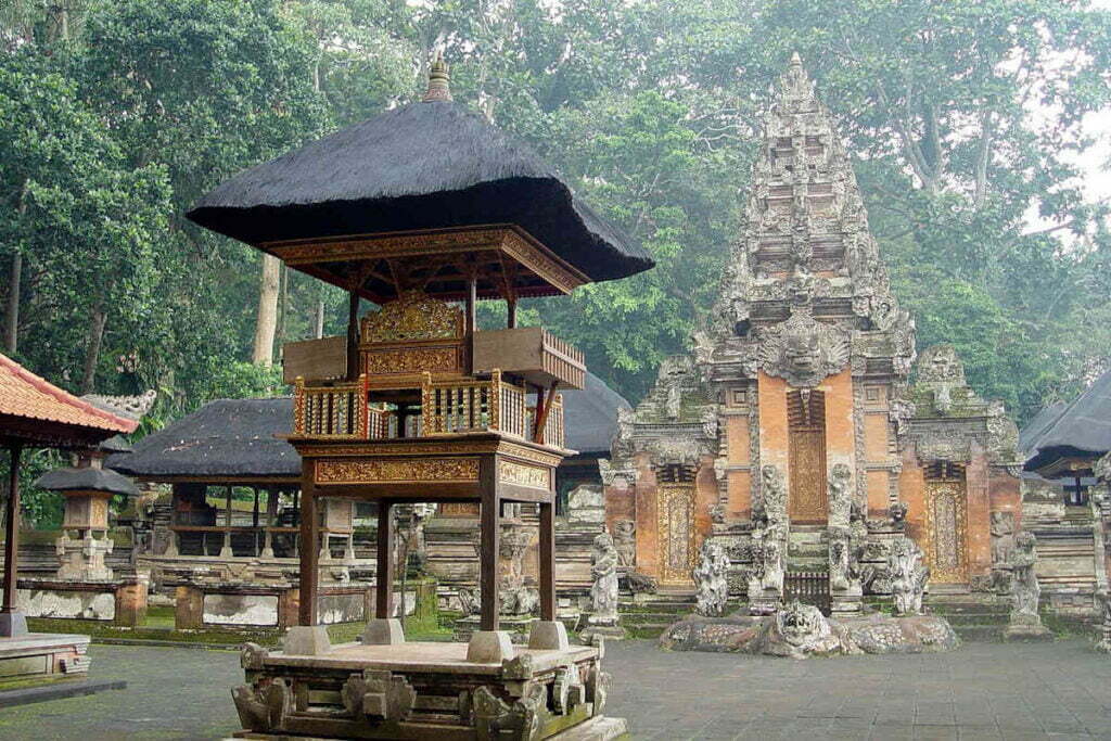 Affenwald auf Bali, Indonesien
