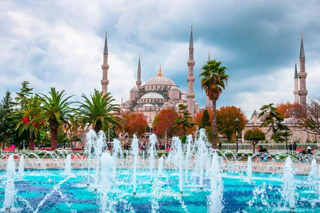 Platz an der Sultanahmet Moschee