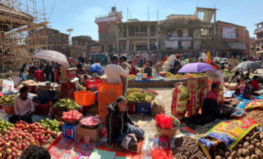 Markt in Bhaktapur, Nepal