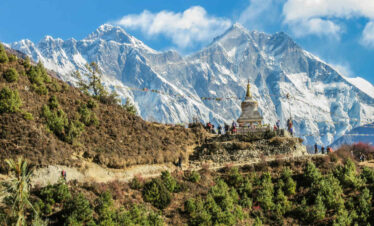 Stupa, namche Bazaar, Nepal