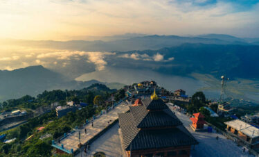Tempel in Pokhara, Nepal